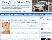 Tablet Screenshot of masaje-domicilio.com